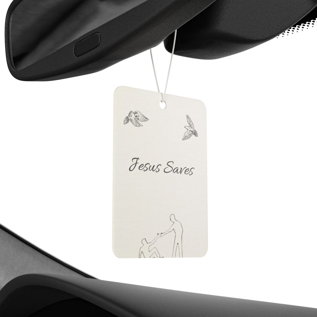 Car Air Freshener - 'Jesus Saves' - God's Kids Clothing