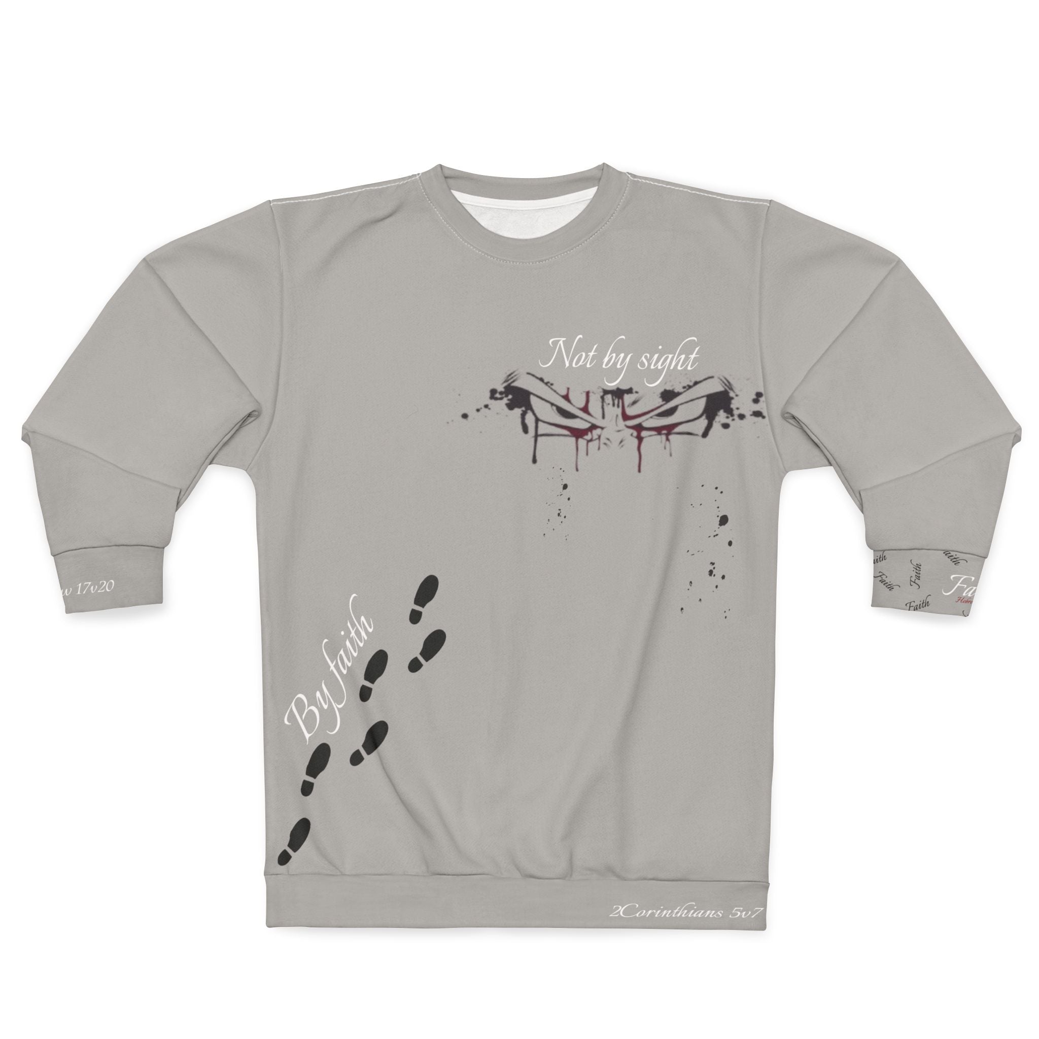 Unisex Sweatshirt (walk by faith) - God's Kids Clothing