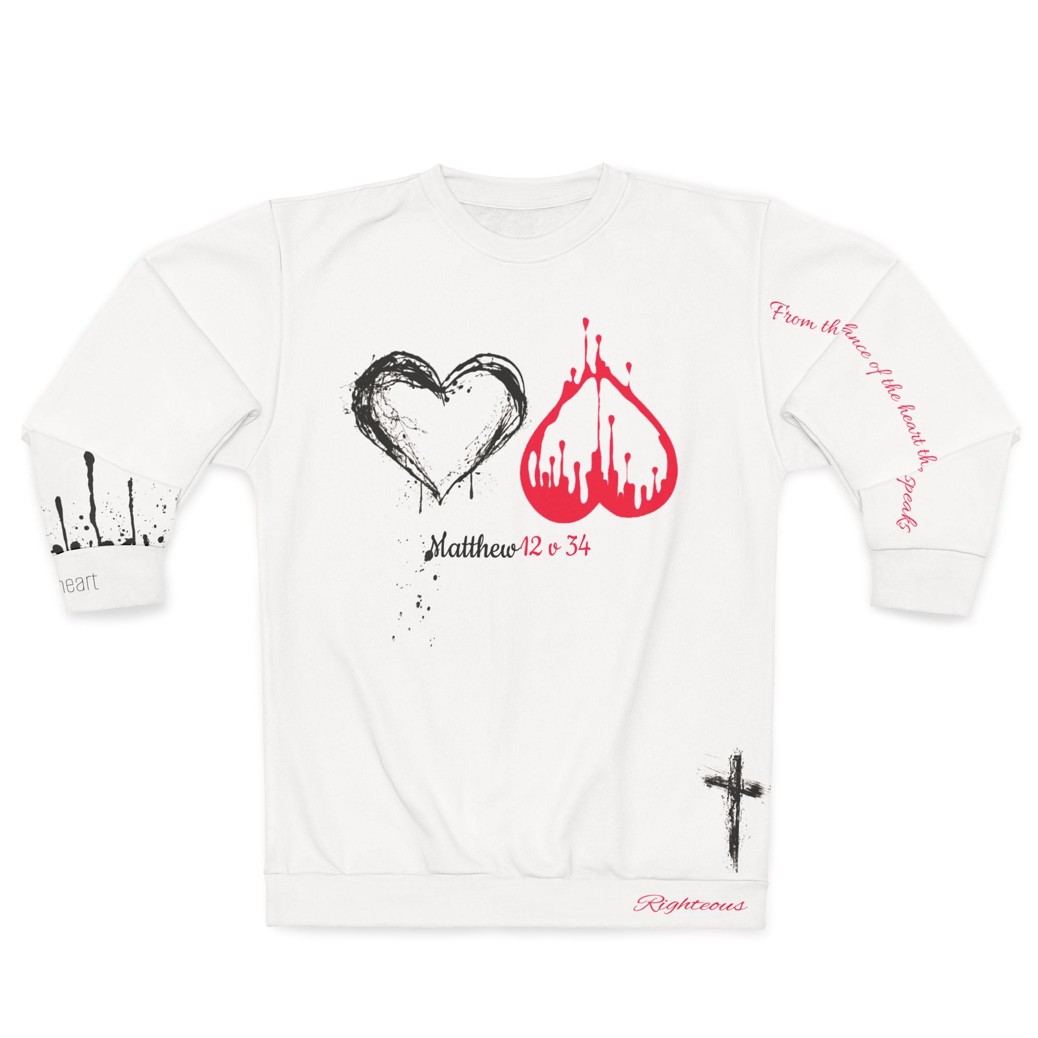 Unisex Sweatshirt (The overflow of the heart) - God's Kids Clothing
