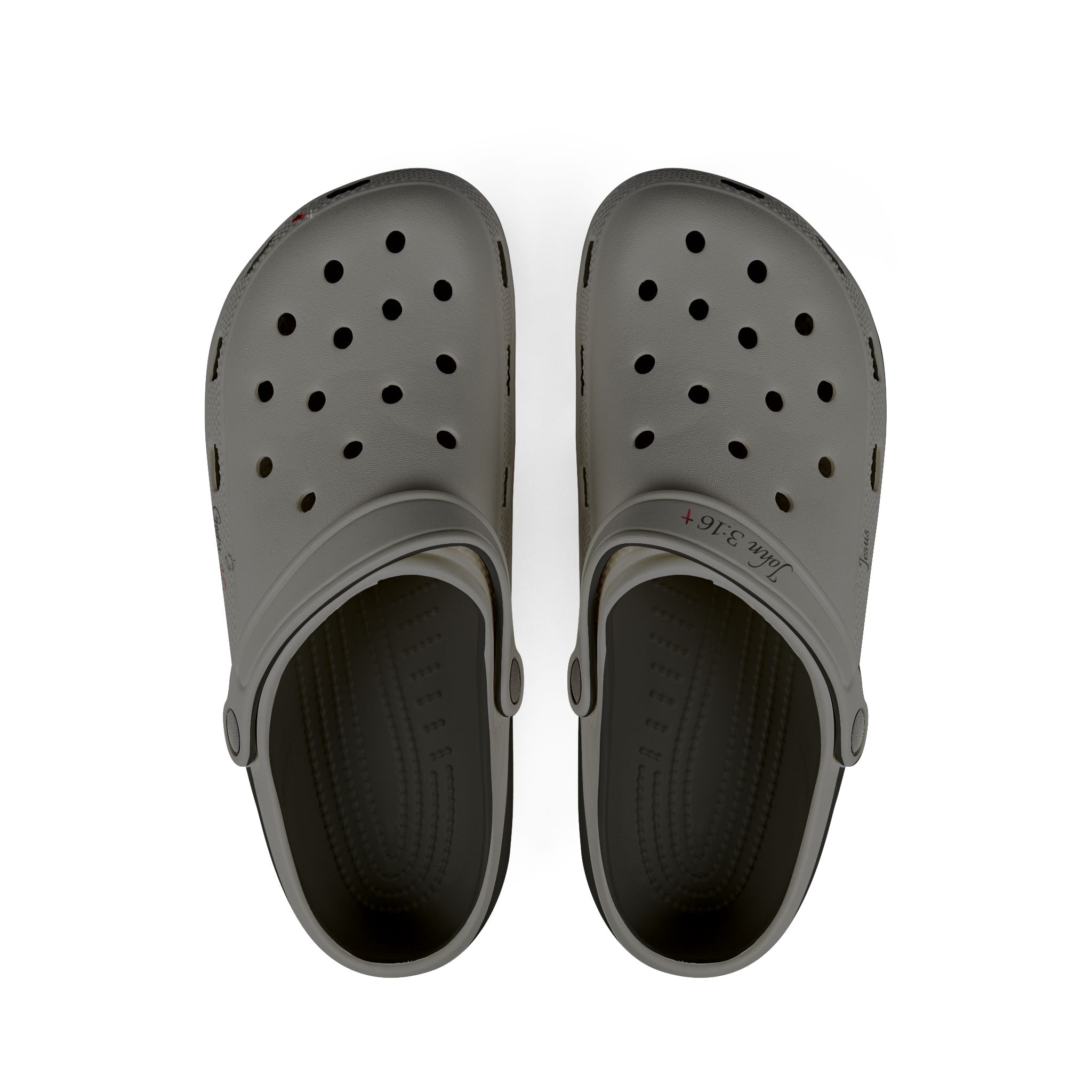 Customizable God's Kids Rubber Clogs(John 3v16) - God's Kids Clothing