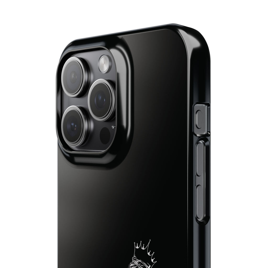 Slim Phone Case - 'God's Kid' Design black - God's Kids Clothing