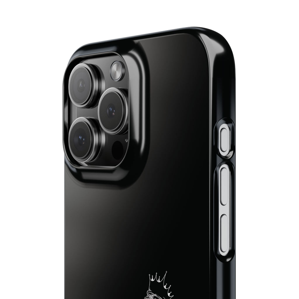 Slim Phone Case - 'God's Kid' Design black - God's Kids Clothing