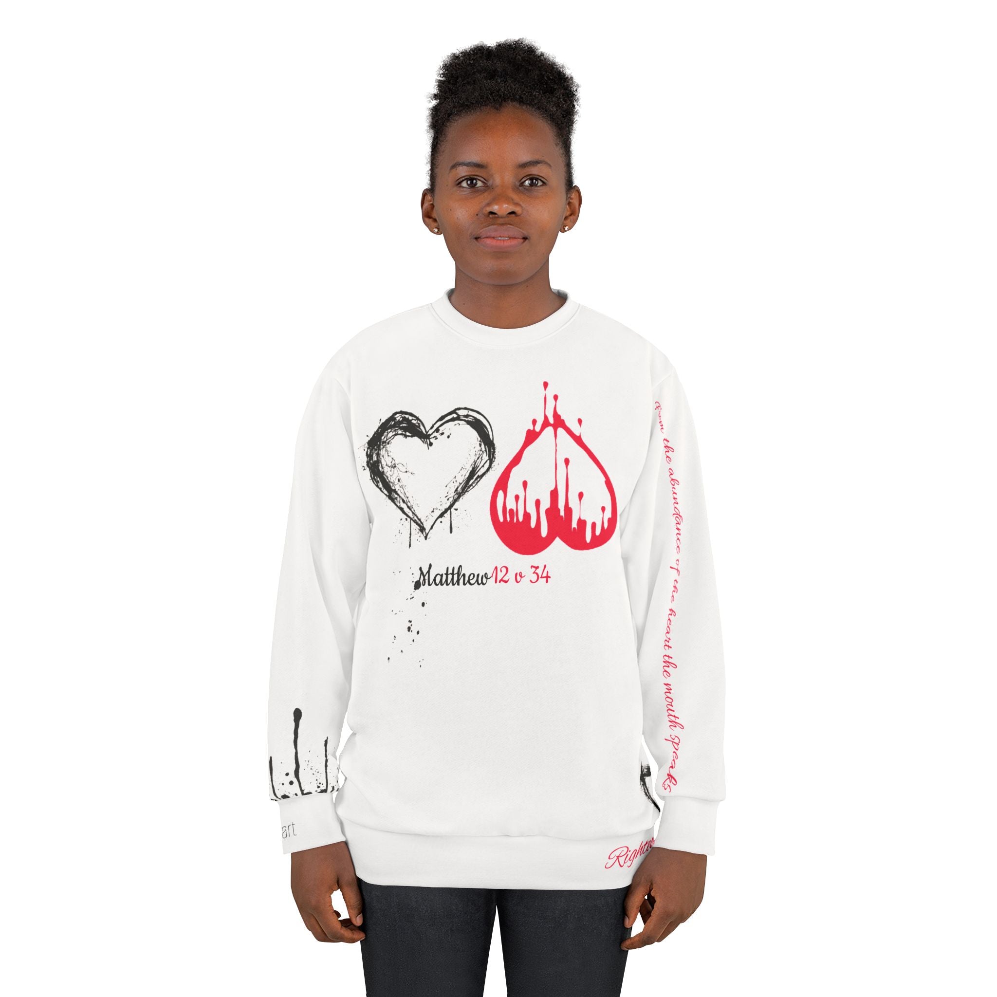 Unisex Sweatshirt (The overflow of the heart) - God's Kids Clothing