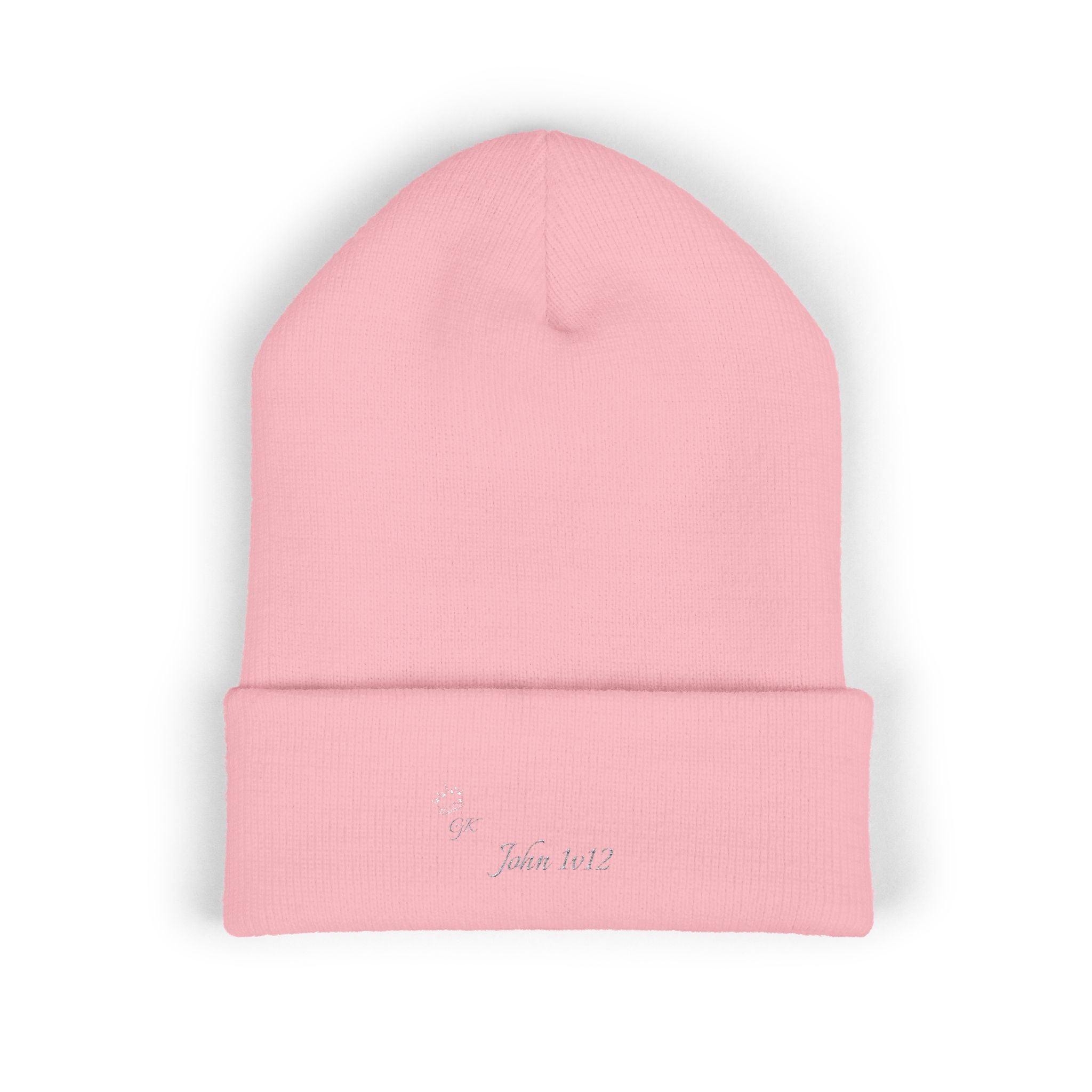 Embroidered Classic Cuffed Beanie - John 4v12 - God's Kids Clothing