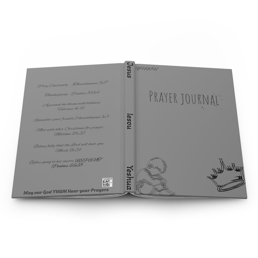 Christian Prayer Journal with Greek,Hebrew and English names of Jesus inscribed - God's Kids Clothing