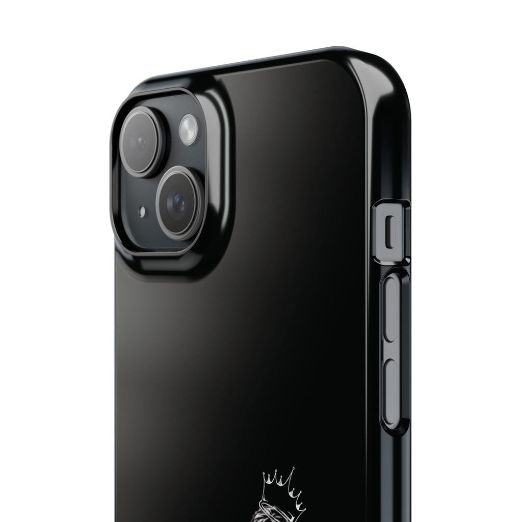 Slim Phone Case - 'God's Kid' Design black - God's Kids Clothing