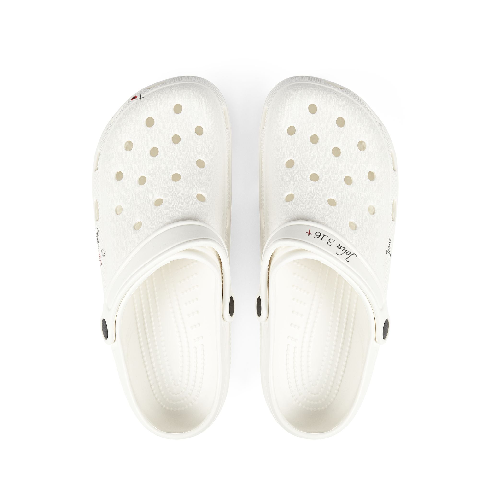 Customizable God's Kids Rubber Clogs(John 3v16) - God's Kids Clothing