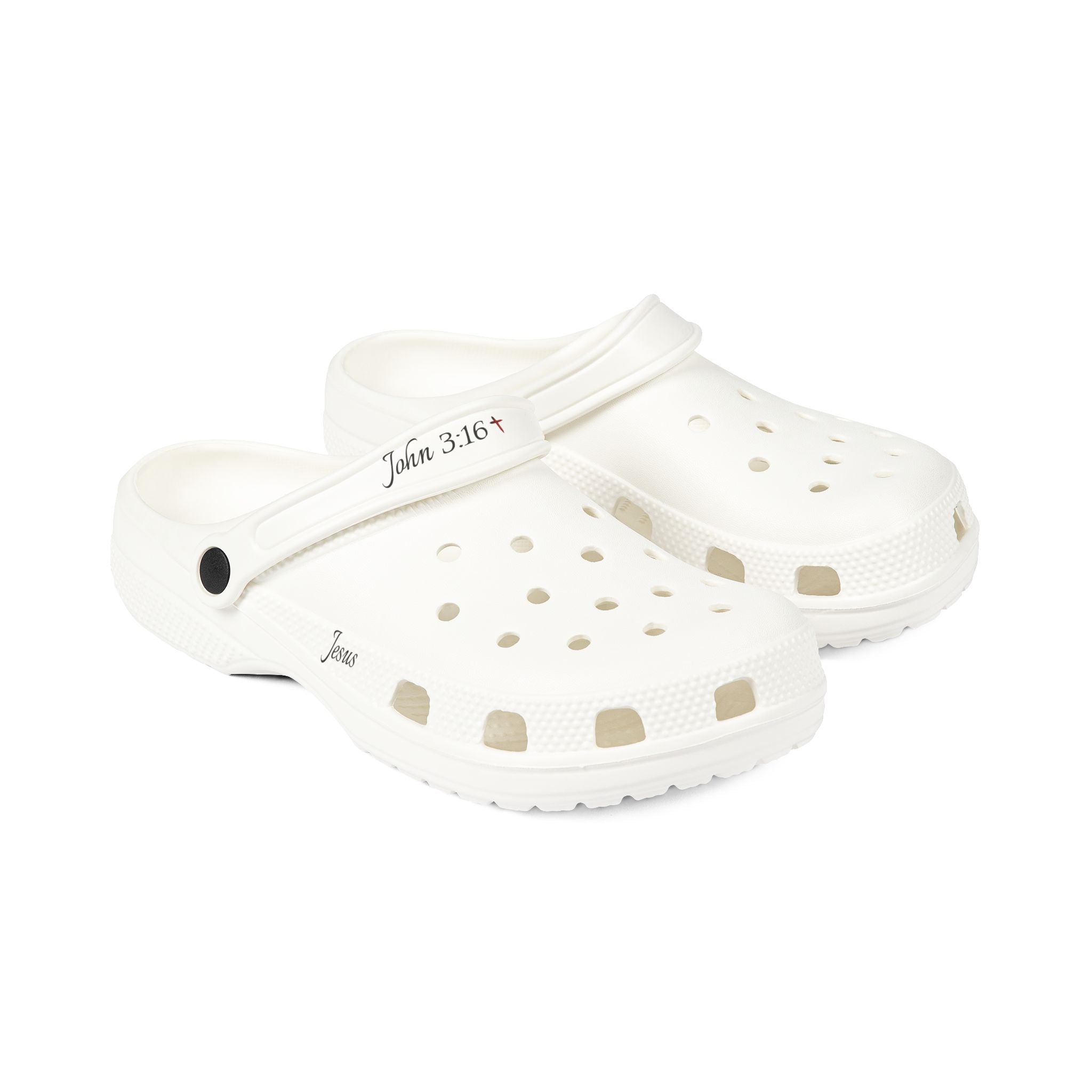 Customizable God's Kids Rubber Clogs(John 3v16) - God's Kids Clothing