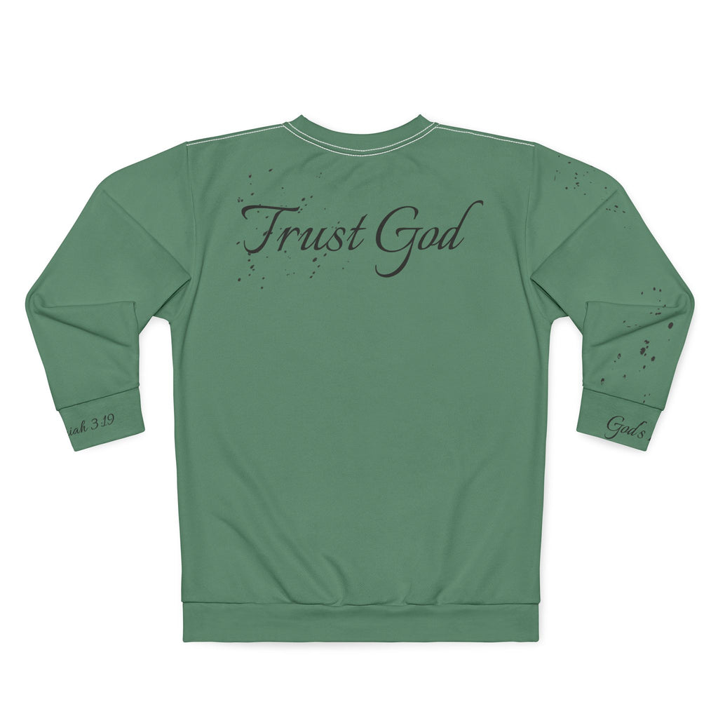 Green God's Kids Unisex Sweatshirt - God's Kids Clothing