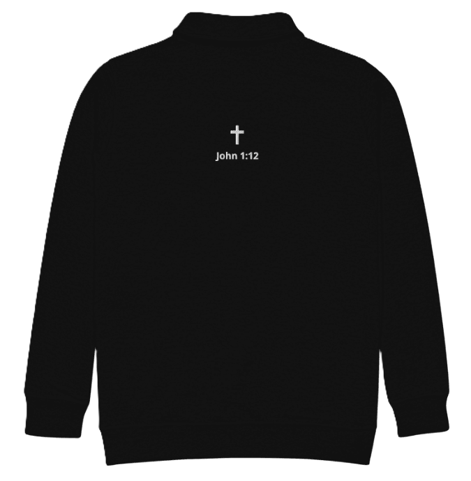 Unisex fleece quarter zip Gods Kid